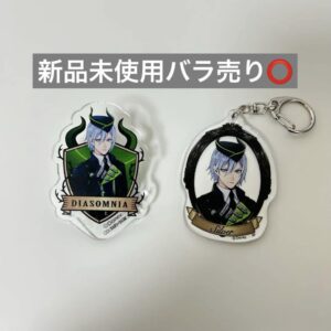 Twisted Wonderland Silver Acrylic Keychain Set F/S-M503 from japan Rare  Good co