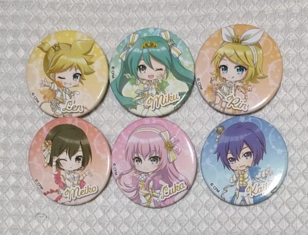 Vocaloid Can Badge Set F/S-M501 from japan Rare  Good condition