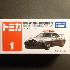 Tomica R34 Police Car F/S-M501 from japan Rare  Good condition