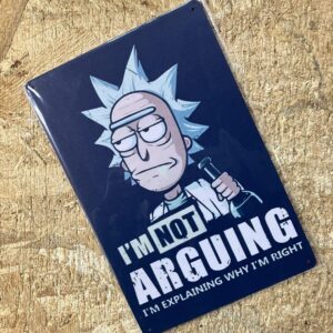 Rick Sanchez Sign Tin F/S-M501 from japan Rare  Good condition