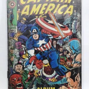 Captain America Tin Signboard Iron Metal Plate F/S-M501 from japan Rare  Good co