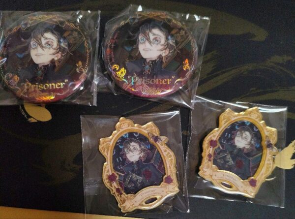 Personality V China Limited Goods Specimen Gallery Can Badge Magnet Prisoner Ite