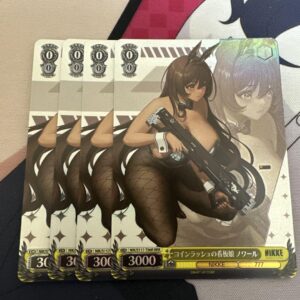 Weiss Schwarz Nikke Trial Deck Rrr Noir Set Of 4 F/S-M503 from japan Rare  Good