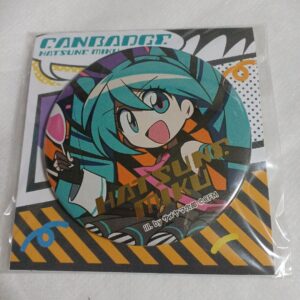 Hatsune Miku Can Badge Sameyama Jiro F/S-M501 from japan Rare  Good condition