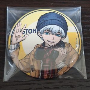 Saionji Hakyo Can Badge Winter Meeting F/S-M501 from japan Rare  Good condition