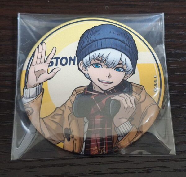 Saionji Hakyo Can Badge Winter Meeting F/S-M501 from japan Rare  Good condition