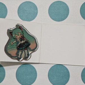 Hatsune Miku Magical Mirai Pin Badge 2017 Admission Benefit F/S-M501 from japan