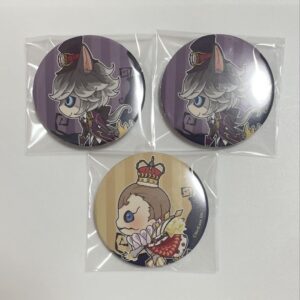 Personality V Dashshu Can Badge Set F/S-M501 from japan Rare  Good condition