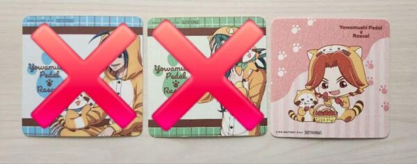 Yowamushi Pedal Rascal Collaboration Cafe Kaburagi Issai Coaster F/S-M501 from j