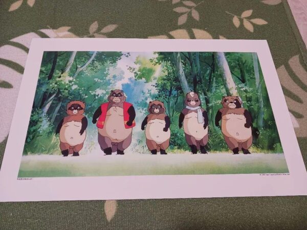 Ghibli Art Frame Calendar 2025 F/S-M503 from japan Rare  Good condition