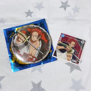 One Piece Can Badge Shanks F/S-M501 from japan Rare  Good condition