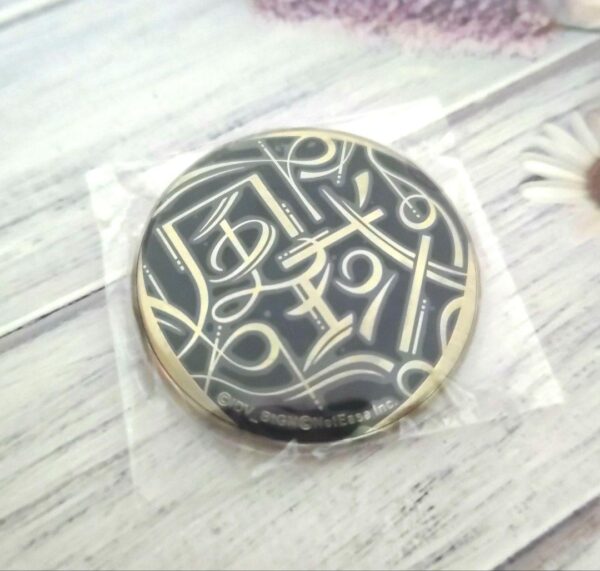 Personality 5Th Stage Can Badge Night Guardian Metal F/S-M501 from japan Rare  G