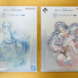 Yuki Miku Ichibankuji D Prize Acrylic Stand F/S-M501 from japan Rare  Good condi