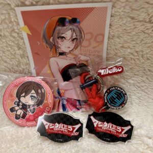 Meiko Bromide Can Badge Keychain Magical Mirai 2023 F/S-M501 from japan Rare  Go