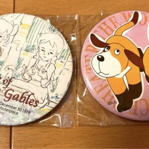 World Masterpiece Theater Can Badge F/S-M501 from japan Rare  Good condition