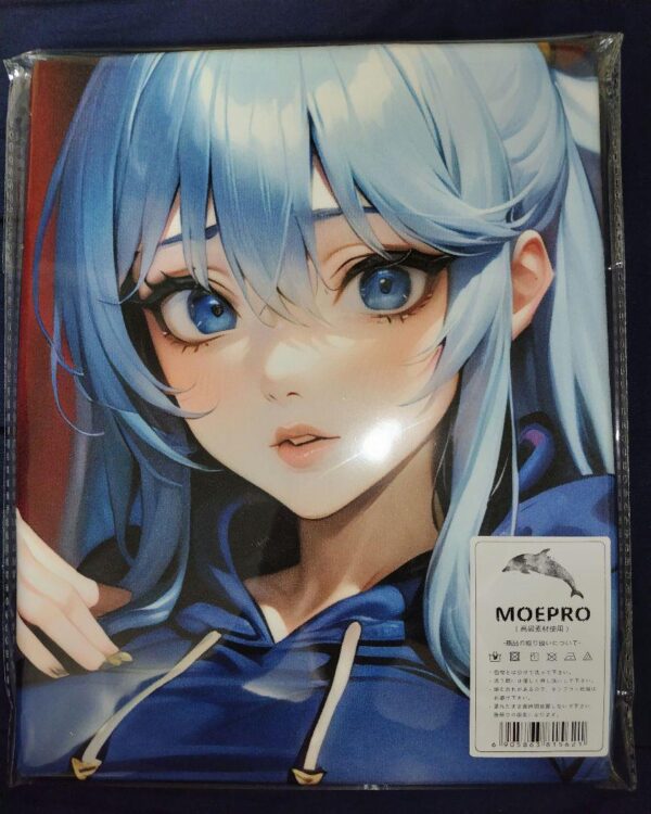 Konosuba Aqua Super Large Towel F/S-M503 from japan Rare  Good condition