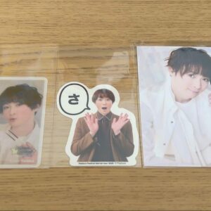 Tanaka Asahi Pasture Festival Osaka Postcard Clear Card Die Cut Sticker F/S-M501