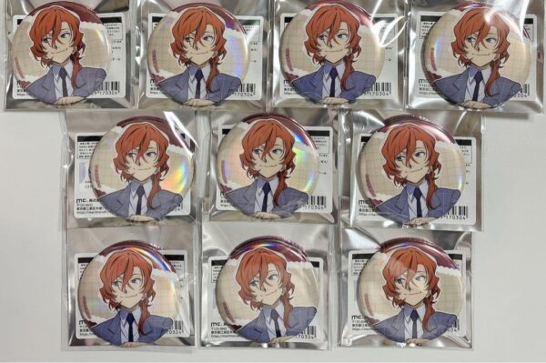 Bungo Stray Dogs Business Trip Agf Marimo Craft Can Badge Nakahara Chuya 10 Piec