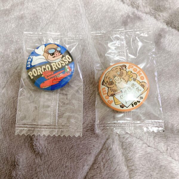 Ghibli Can Badge Collection Red Pig Heisei Tanuki Gassen Ponpoko F/S-M503 from j