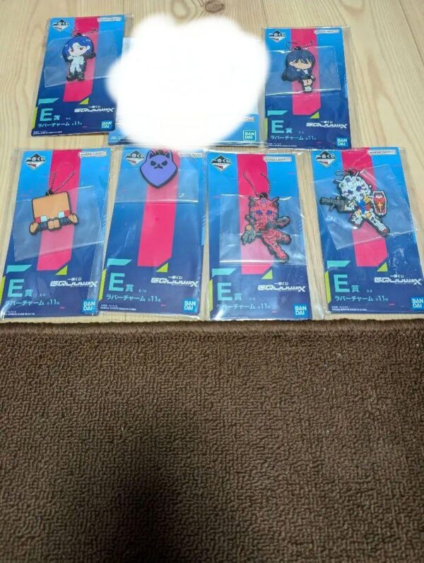 Ichibankuji Siegax Prize B Matuaksta E Rubber Charm Set Of 6 F/S-M503 from japan