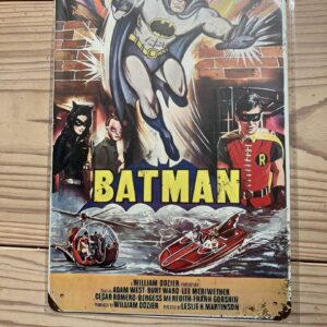 Batman Vintage Metal Sign Plate Tin American Comics F/S-M501 from japan Rare  Go