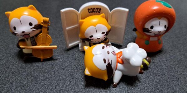 Cocos Rascal Magnet Set Of 4 F/S-M501 from japan Rare  Good condition
