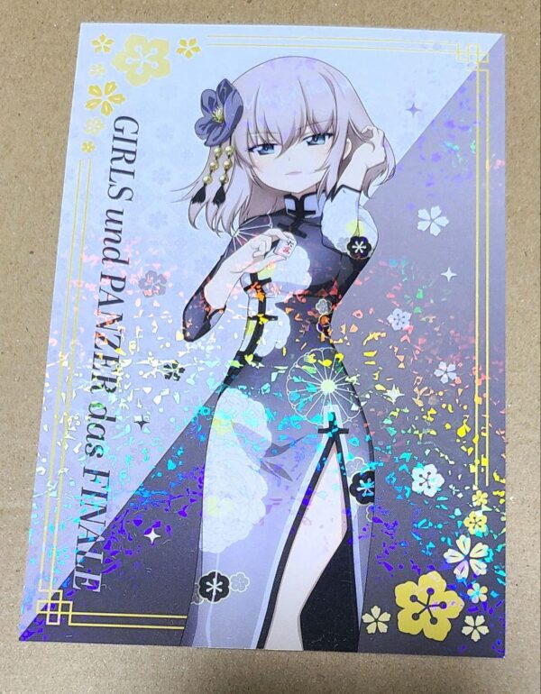 Girls Panzer Itmi Erika Mahjong Tsumotsumo Strategy Limited Postcard F/S-M501 fr