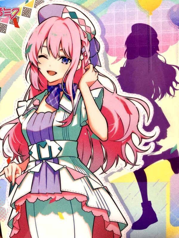 Hatsune Miku Magical Mirai 2024 Clear Visual Poster Megurine Luka F/S-M501 from