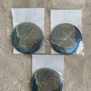 Forgetful Battery Holo Can Badge Kirishima F/S-M501 from japan Rare  Good condit