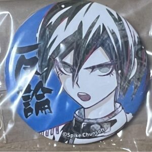 Danganronpa Can Badge Saihara Shuichi F/S-M501 from japan Rare  Good condition