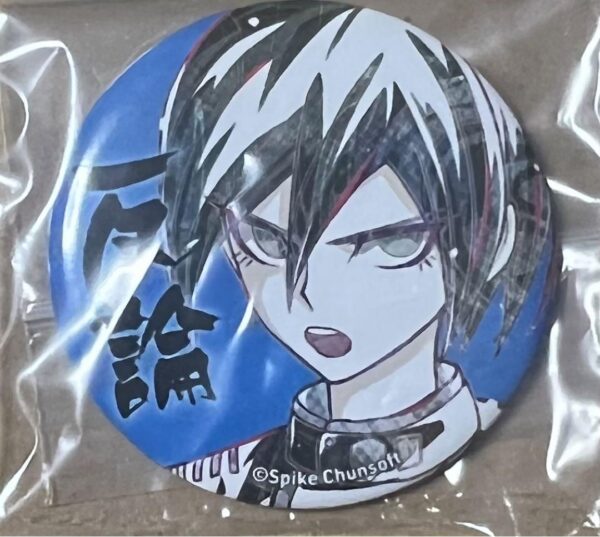 Danganronpa Can Badge Saihara Shuichi F/S-M501 from japan Rare  Good condition
