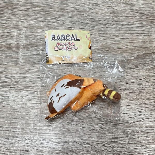 Rascal Plush Ball Chain 4. D F/S-M501 from japan Rare  Good condition