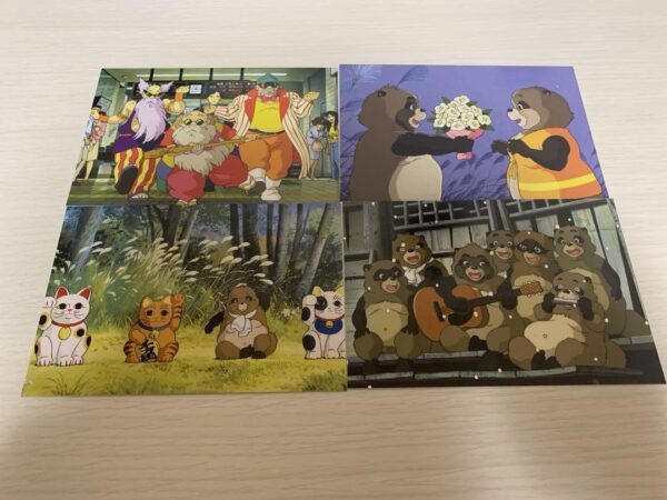 Heisei Tanuki Gassen Ponpoko Ghibli Postcard F/S-M503 from japan Rare  Good cond