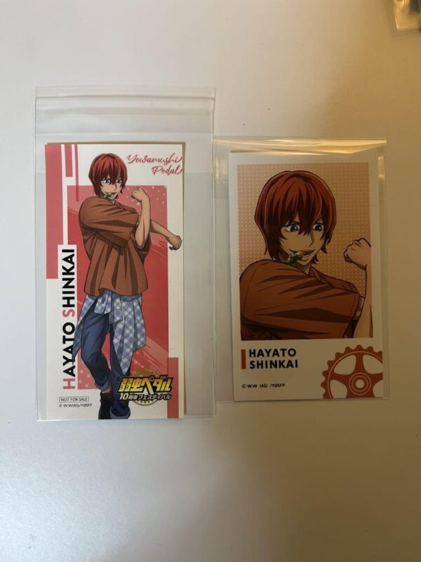 Yowamushi Pedal 10Th Anniversary Festival Shinkai Hayato Admission Bonus Bromide