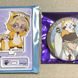 Tokyo Revengers Rascal Acrylic Stand Can Badge Haitani Ryuu F/S-M501 from japan