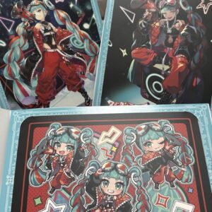 Hatsune Miku Magical Mirai Poster A2 3 Pieces F/S-M501 from japan Rare  Good con