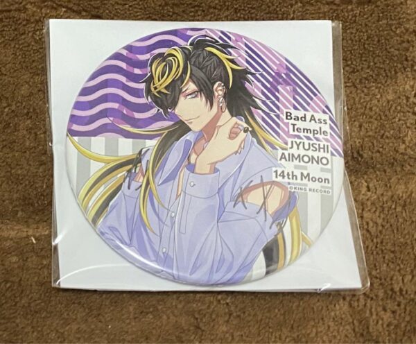 Hypnotic Bad Ass Temple 40Th Seventh Stone Can Badge F/S-M501 from japan Rare  G