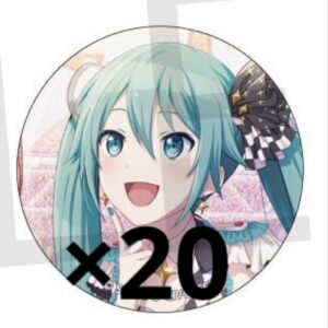 Project Seka Glitter Can Badge 31B Hatsune Miku Momo 20 Pieces F/S-M501 from jap