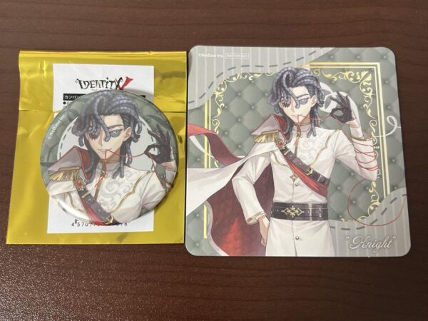 Personality V Cafe The Red Thread Of Destiny With Knight Coaster Can Badge F/S-M