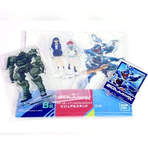 Ichibankuji Zeke Axe Prize B D Visual Stand Set Acrylic Badge F/S-M503 from japa
