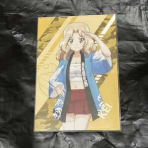 Girls Und Panzer Event Limited Postcard K F/S-M501 from japan Rare  Good conditi