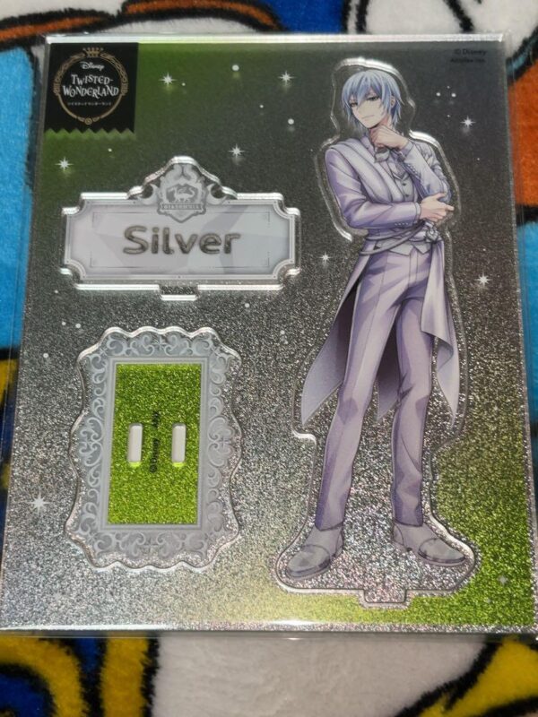 Twisted Wonderland Platinum Jacket Acrylic Stand Silver F/S-M503 from japan Rare