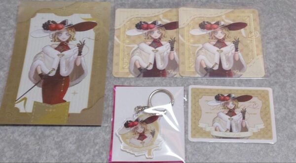 Personality 5: The Character Lady Fauro Goods Set F/S-M501 from japan Rare  Good