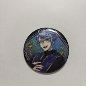Twisted Wonderland Azul Ashenglott Can Badge F/S-M503 from japan Rare  Good cond