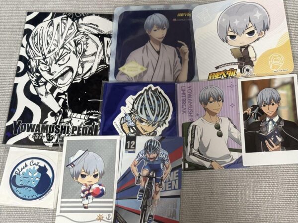 Kuroda Yukinari Yowamushi Pedal Postcard Coaster Sticker F/S-M501 from japan Rar