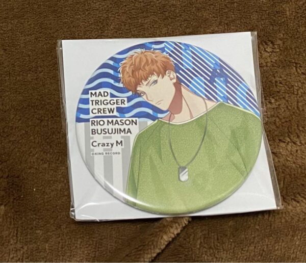 Hypnotic Mad Trigger Crew Dokushima Mason Rioyogi Can Badge F/S-M501 from japan