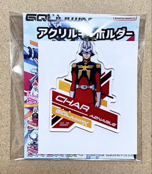 Mobile Suit Gundam Zeke Axe Acrylic Keychain Char Aznable F/S-M503 from japan Ra
