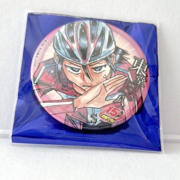 053 Todo Jinpachi Yowamushi Pedal Can Badge C102 Original Illustration F/S-M501