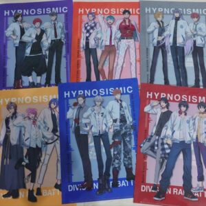 Hypnosis Microphone Clear Files 6 Types F/S-M501 from japan Rare  Good condition