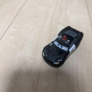 Police Car Miniature Black F/S-M501 from japan Rare  Good condition